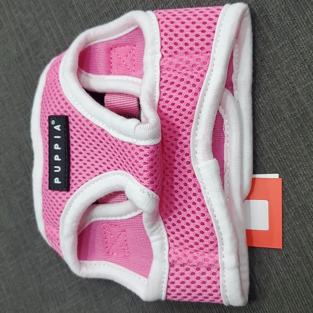 Puppia Pink Mesh Dog Harness